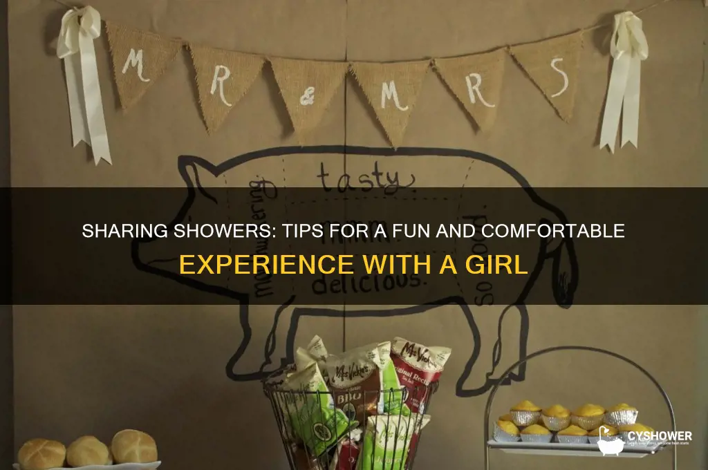 how to take shower with a girl