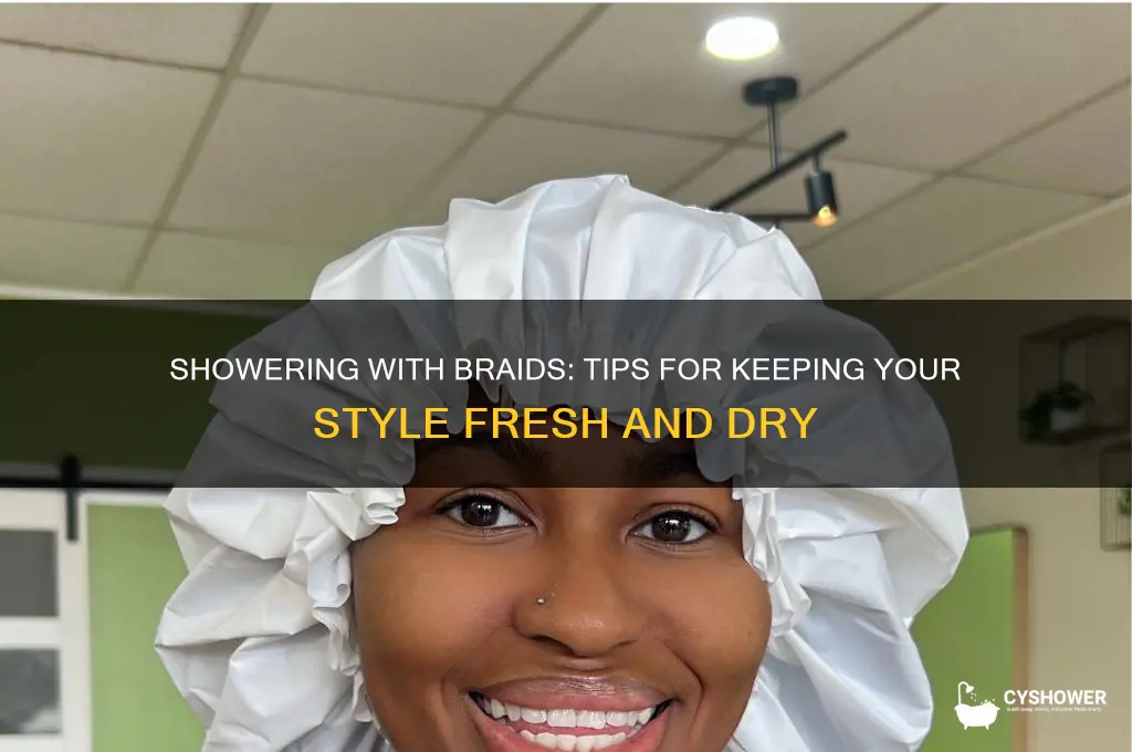 how to take shower with braids