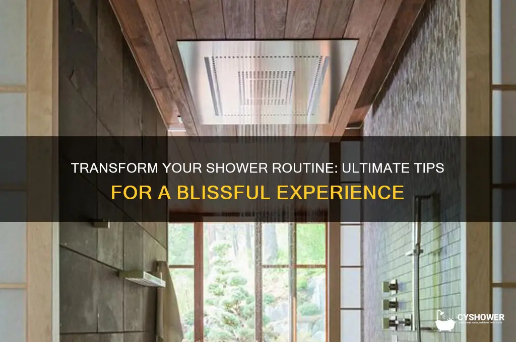 how to take the best shower ever