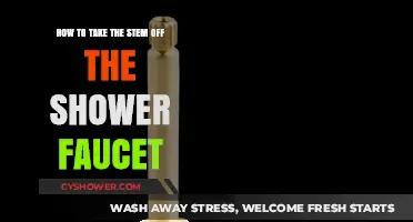 Easy Steps to Remove Your Shower Faucet Stem