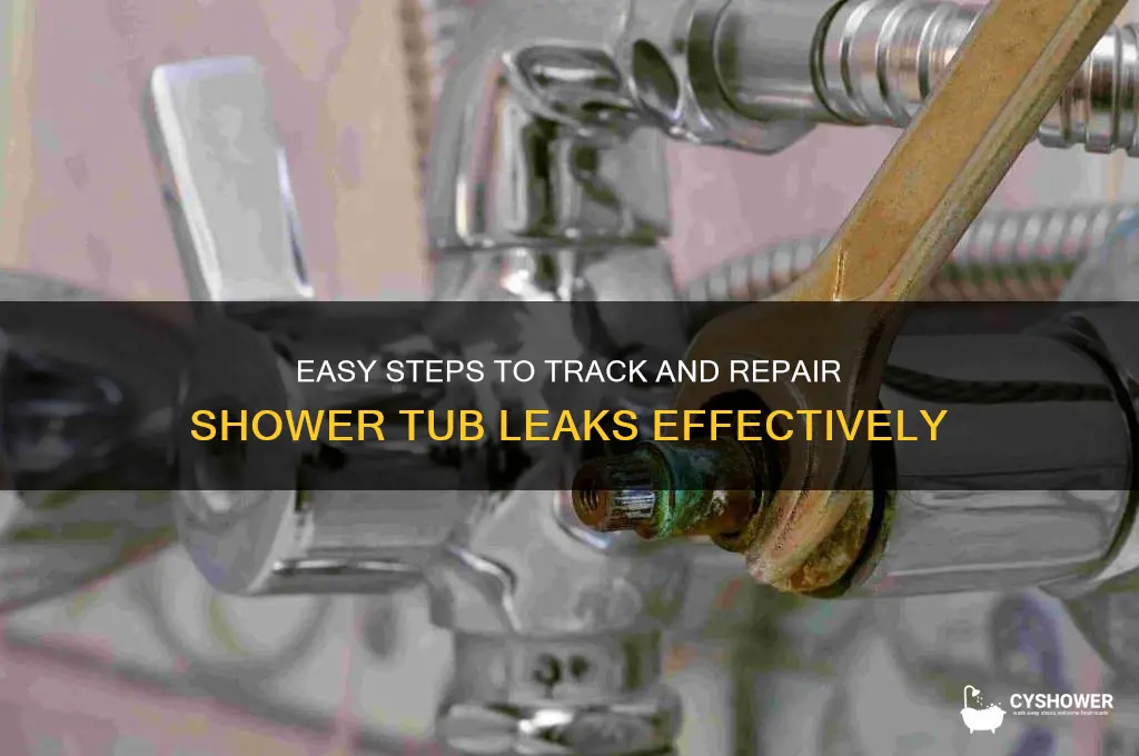 how to take tracks of shower tub