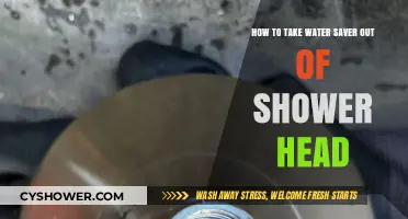 Easy Steps to Remove Water Saver from Your Shower Head