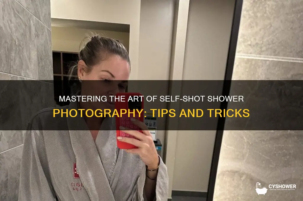 how to take your own shower pics