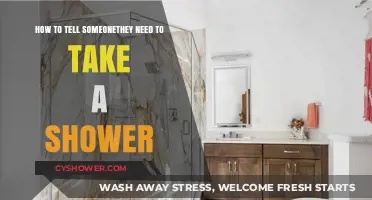 Freshen Up: Kindly Suggesting a Shower to Someone in Need