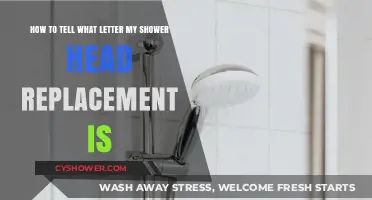 Identifying Your Shower Head Replacement Letter: A Simple Guide