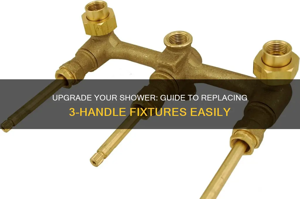 how to tell what shower 3 handles to replace with