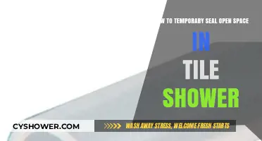 Quick Fix: Temporary Sealing Solutions for Open Tile Shower Spaces
