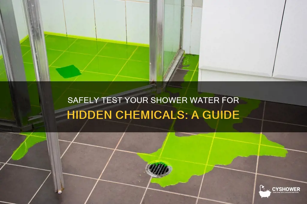 how to test shower water for chemicals