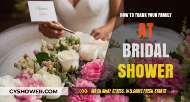 Heartfelt Ways to Express Gratitude to Your Family at Your Bridal Shower