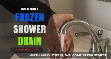 Quickly Thaw a Frozen Shower Drain: Step-by-Step Guide