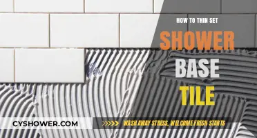 Mastering Shower Base Tile Installation: A Guide to Thinset Application