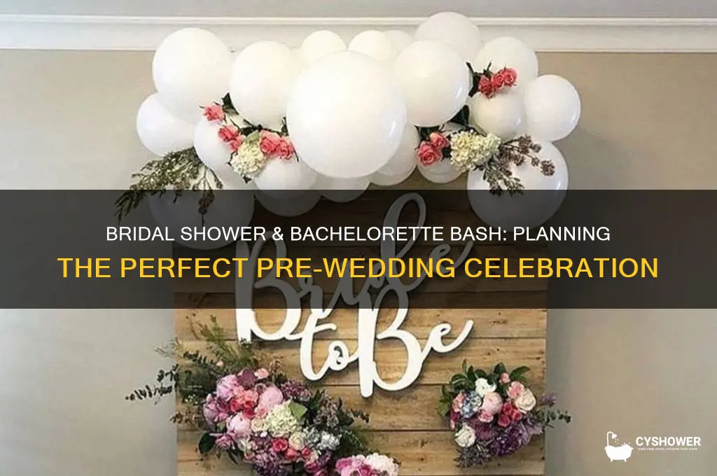 how to throw a bridal shower and bachelorette party