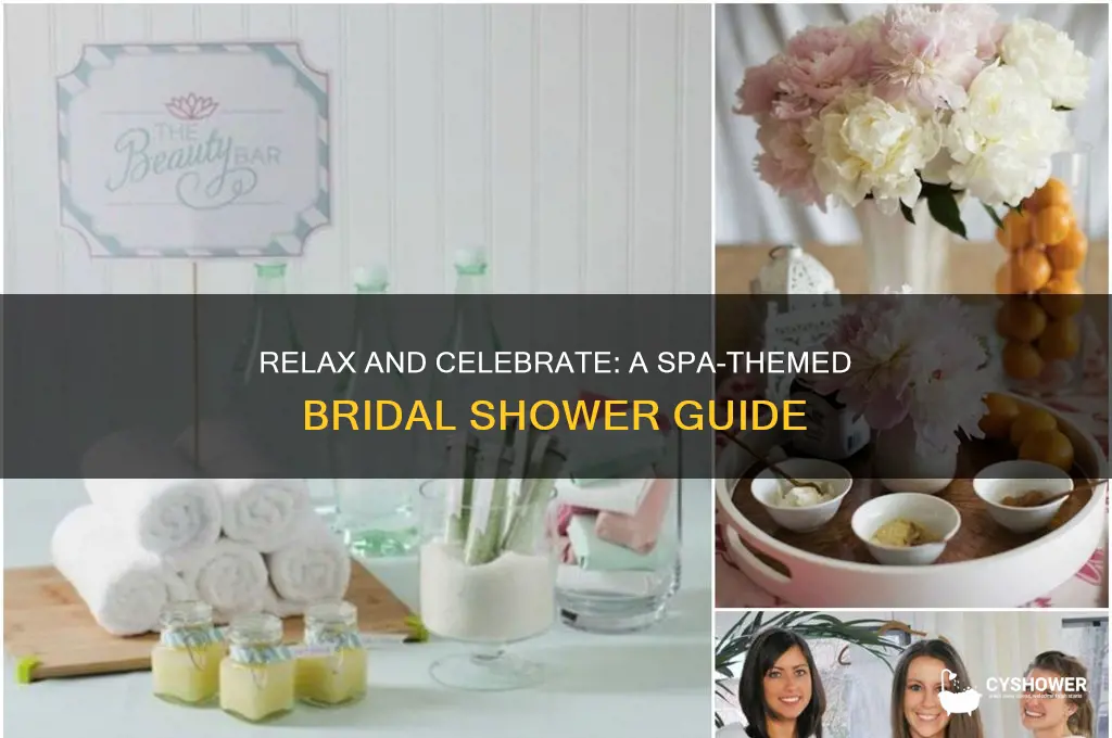 how to throw a bridal shower at a spa