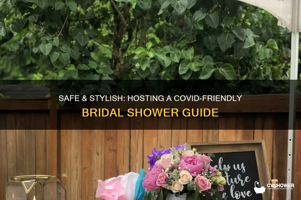 how to throw a bridal shower during covid