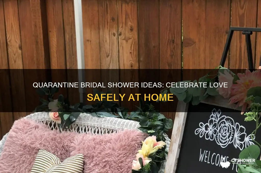 how to throw a bridal shower during quarantine