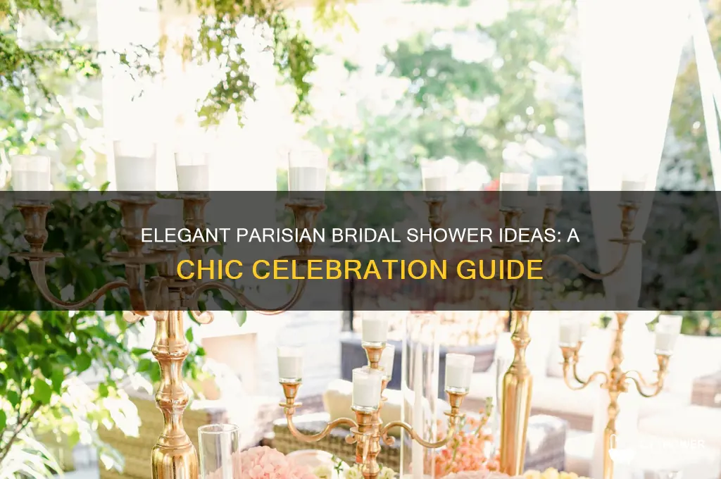 how to throw a paris themed bridal shower