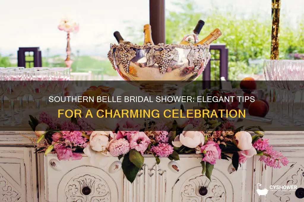 how to throw a southern belle inspired bridal shower