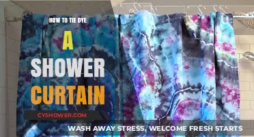 Creative DIY: Tie-Dye Your Shower Curtain in Easy Steps