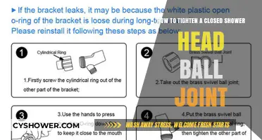 Quick Fix: Tightening a Closed Shower Head Ball Joint Easily