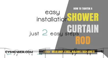 Quick Fixes: How to Tighten a Shower Curtain Rod Easily