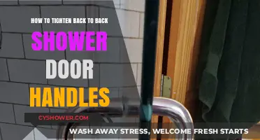 Easy Steps to Secure Back-to-Back Shower Door Handles