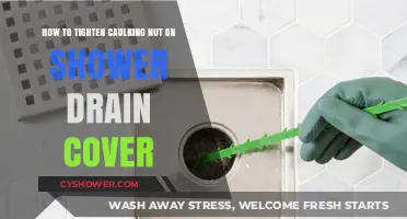 Tighten Your Shower Drain Cover Caulking Nut: A Step-by-Step Guide