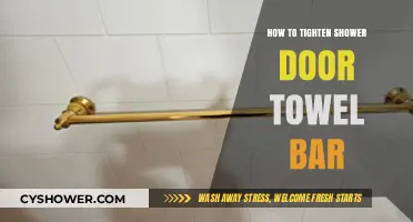Easy DIY Guide: Tightening Your Shower Door Towel Bar Securely