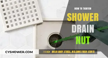Easy DIY Guide: Tightening Your Shower Drain Nut Like a Pro