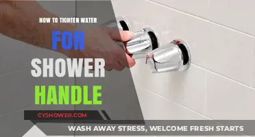 Quick Fix: Tighten Your Shower Handle's Water Flow Easily