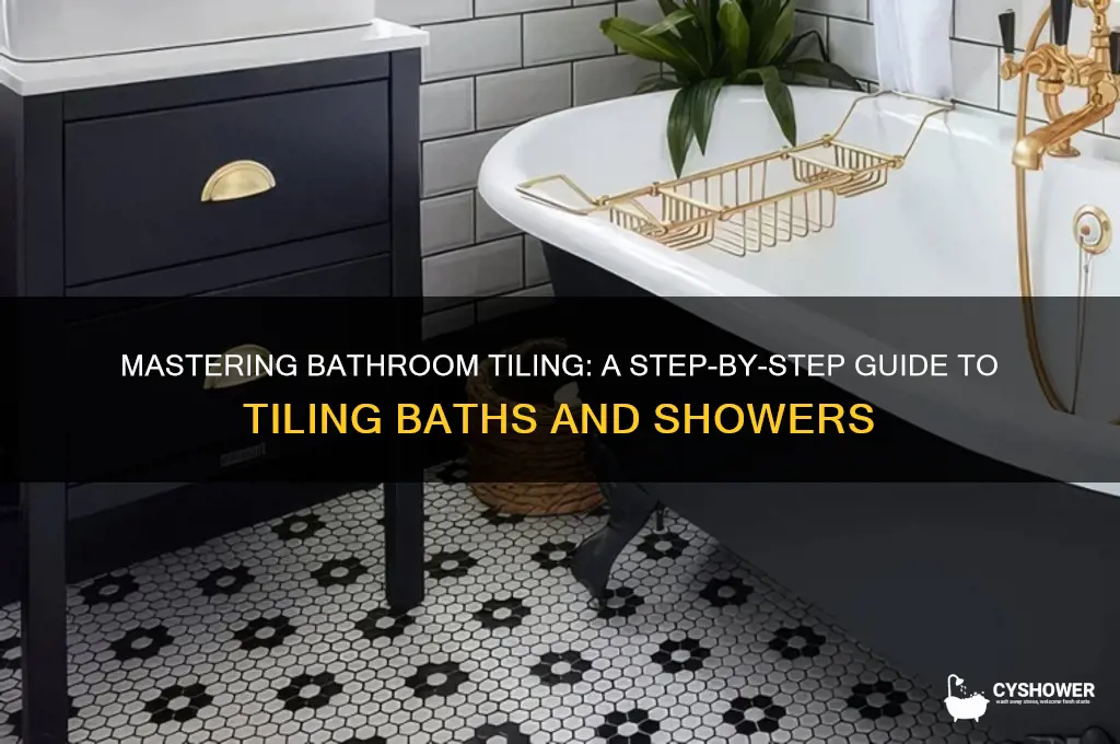 how to tile a bath and shower