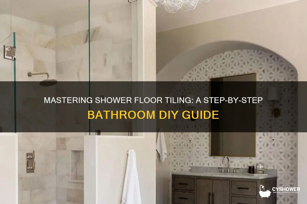 how to tile a bathroom shower floor