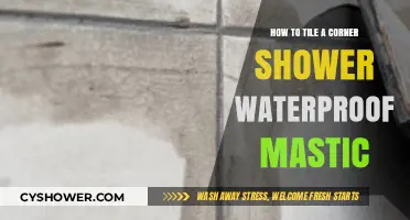 Mastering Waterproof Tiling: A Guide to Corner Shower Mastic Application