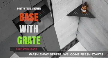 Master Shower Tiling: Installing Tiles on a Grated Shower Base