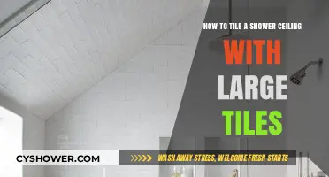 Mastering Shower Ceiling Tiling: Large Tile Installation Guide and Tips