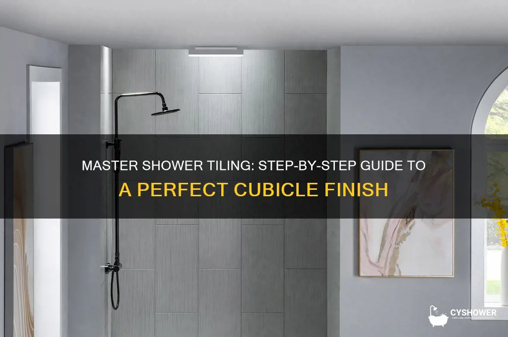 how to tile a shower cubicle
