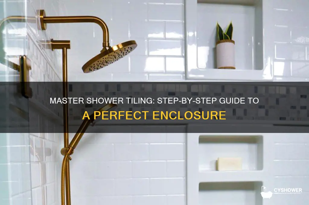 how to tile a shower enclosure