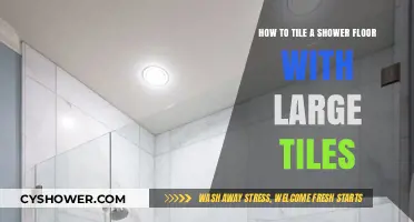 Mastering Large Tile Installation: A Guide to Tiling Your Shower Floor