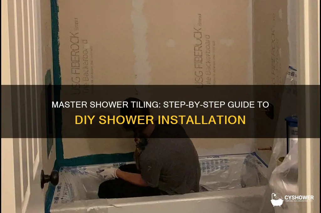 how to tile a shower from scratch