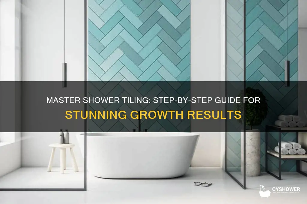 how to tile a shower growth