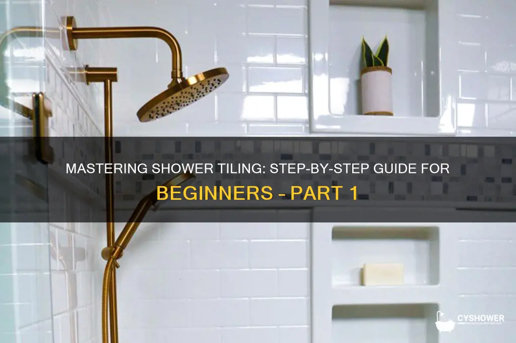 how to tile a shower part 1