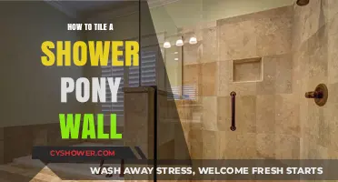 Master Shower Tiling: Step-by-Step Guide to Pony Wall Installation