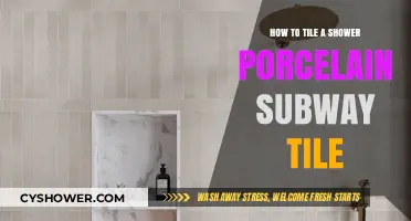 Mastering Shower Tiling: Porcelain Subway Tile Installation Guide