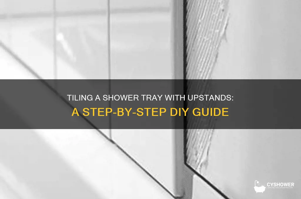 how to tile a shower tray with upstands