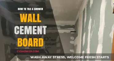 Master Shower Tiling: Step-by-Step Guide to Cement Board Installation