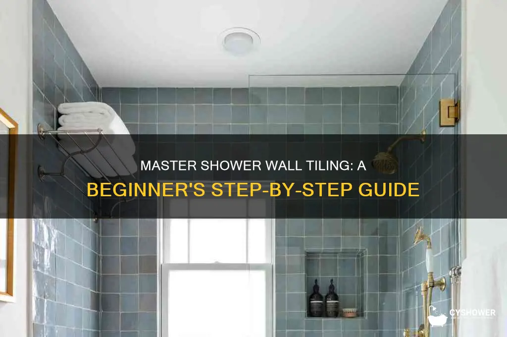 how to tile a shower wall for beginners