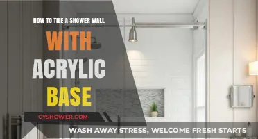 Tiling Shower Walls: Acrylic Base Installation Guide for Beginners