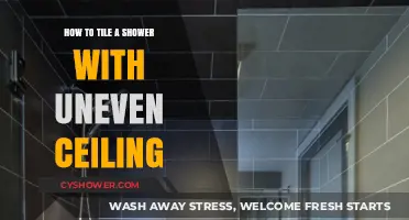 Mastering Shower Tiling: Tips for Uneven Ceilings and Perfect Results