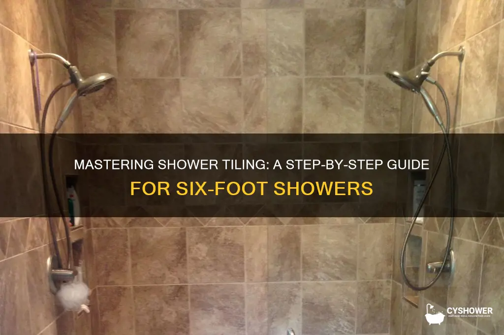 how to tile a six foot shower