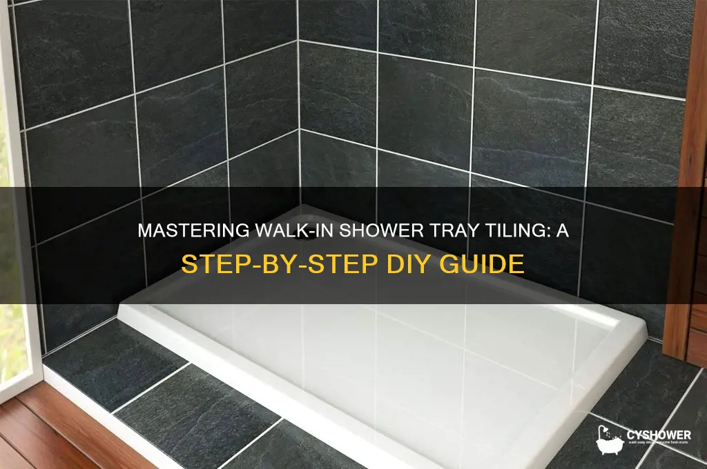 how to tile a walk in shower tray