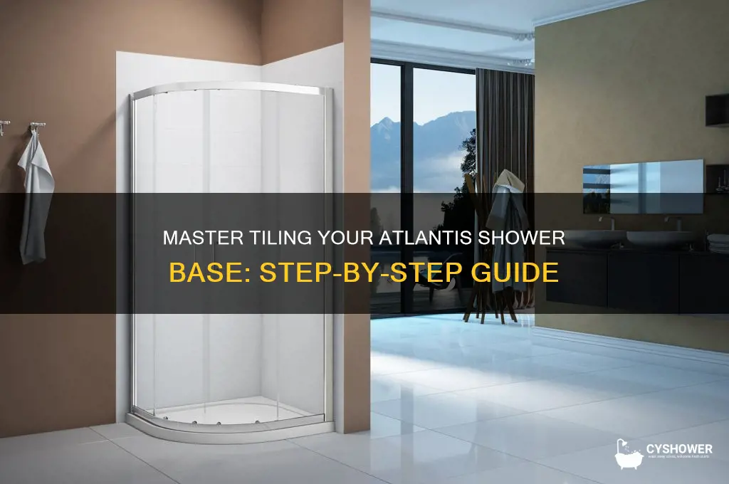 how to tile an atlantis shower base
